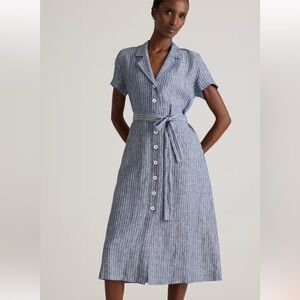 Quince | Dresses | Quince 0 European Linen Short Sleeve Swing Dress Womens  Xl Light Relaxed Fit | Poshmark